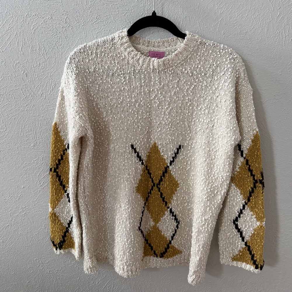 Francesca’s Argyle Sweater